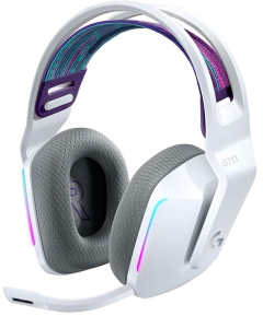 Бездротові повнорозмірні навушники Logitech G733 Білі (White)