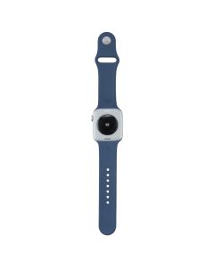 Смарт-часы Apple Watch SE 2024 GPS 44 мм Серебряный алюминиевый корпус с спортивным ремешком - (MXEQ3QH/A) Серебряный