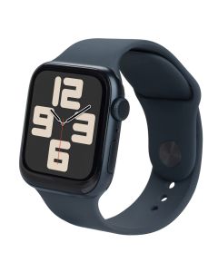 Смарт-годинник Apple Watch SE 2024 GPS 44mm Midnight Aluminium Case with Sport Band- M/L (MXEK3QH/A) Чорний (Midnight)