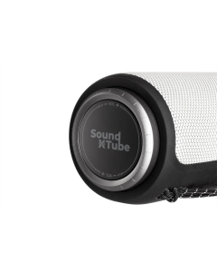 Колонка 2E SoundXTube TWS MP3 беспроводная водонепроницаемая серого цвета.