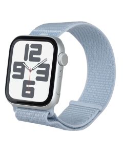 Смарт-часы Apple Watch SE 2024 GPS 44 мм Серебряный алюминиевый корпус с спортивным ремешком (MXET3QH/A) Синий (Blue Cloud)