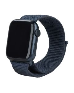 Смарт-часы Apple Watch SE 2024 GPS 44мм Серебряный алюминиевый корпус с спортивным ремешком (MXEP3QH/A) Черный (Ink)