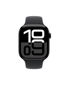 Смарт-годинник Apple Watch Series 10 GPS 46mm Black Aluminium Case with Sport Band - M/L (MWWQ3QH/A) Чорний (Black)