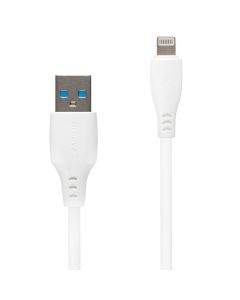 USB кабель Proove Simple Silicone Lightning 2.4A 1м Білий (White)