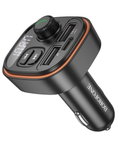 Fm-модулятор Borofone BC59 15W Bluetooth Чорний (Black)