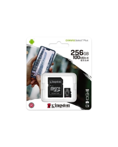Карта пам`яті MicroSDXC Kingston Canvas Select Plus256Gb UHS-I/U3 Class 10 + адаптер