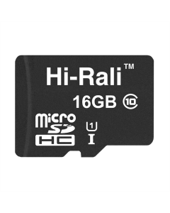 Карта памяти MicroSDHC Hi-Rali 16Gb UHS-I Class 10