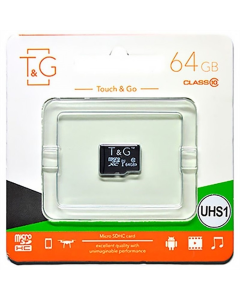 Карта пам'яті MicroSD T&G 64Gb Class 10