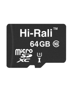 Карта пам`ятi MicroSDXC Hi-Rali 64Gb UHS-I/U3 Class 10