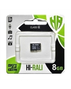 Карта памяти MicroSDHC Hi-Rali 8Gb Class 10