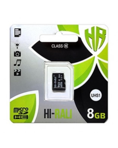 Карта пам`ятi MicroSDHC Hi-Rali 8Gb UHS-I Class 10