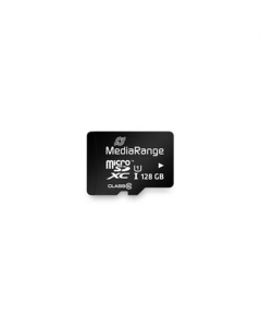 Карта пам`ятi MicroSDHC MediaRange 128Gb UHS-I Class 10 R80/W10MB/s + адаптер