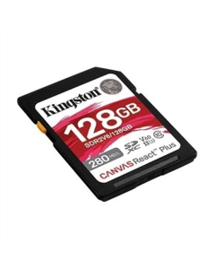Карта памяти SDHC Kingston Canvas React Plus 128Gb UHS-II/U3 Class 10 V60 SD R280/W100MB/s
