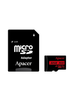Карта пам`ятi MicroSDHC Apacer 32Gb UHS-I Class 10 + адаптер