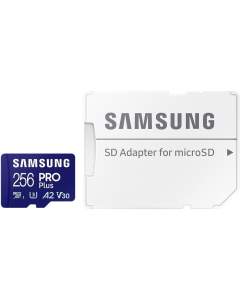 Карта памяти MicroSD Samsung Pro Plus 256Gb UHS-I/U3 Class 10 + адаптер