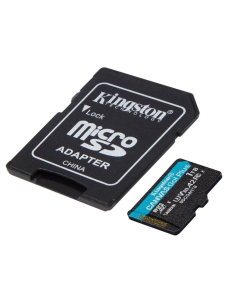 Карта пам`яті MicroSD Kingston Canvas Go Plus 1Tb UHS-I/U3 Class 10 R200/W160MB/s + адаптер