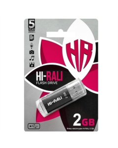 USB флеш-накопитель 2 Гб Hi-Rali Rocket Черный (Black)