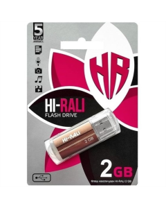 USB флеш-накопитель 2 Гб Hi-Rali Corsair коричневого цвета