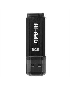 USB флеш-накопитель 8 Гб Hi-Rali Stark Черный (Black)