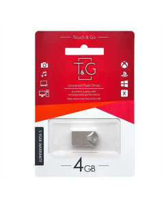 USB Флеш 4Gb T&G 106 Metal Срібна (Silver)