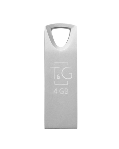 USB Флеш 4Gb T&G 117 Metal Срібна (Silver)