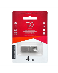 USB Флеш 4Gb T&G 117 Metal Срібна (Silver)