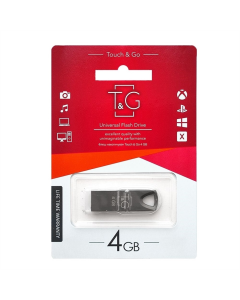 USB флеш-накопитель 4 Гб T&G 117 Metal Черный (Black)