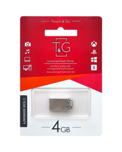 USB Флеш 4Gb T&G 110 Metal Срібна (Silver)