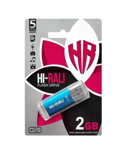 USB флеш-накопитель 2 Гб Hi-Rali Rocket Синяя (синий)