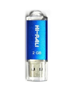 USB флеш-накопитель 2 Гб Hi-Rali Rocket Синяя (синий)