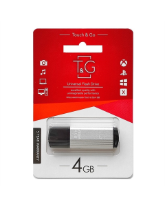 USB флеш 4 Гб T&G 121 Vega Серебристая (Silver)
