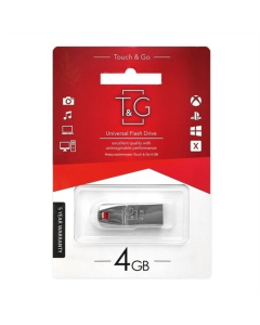 USB флеш-накопитель 4 Гб T&G 115 Stylish Серебристый (Silver)