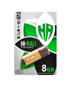 USB флеш-накопитель 8 Гб Hi-Rali Stark Золотой (Gold)