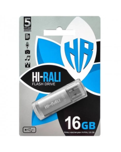 USB Флеш 16Gb Hi-Rali Rocket Срібна (Silver)