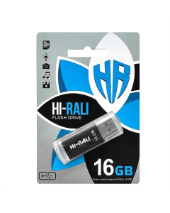 USB Флеш 16Gb Hi-Rali Rocket Чорна (Black)