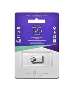 USB флеш-накопитель 8 Гб T&G 106 Metal Серебристый (Silver)