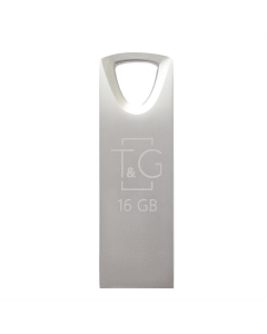 USB Флеш 16Gb T&G 117 Metal Срібна (Silver)
