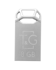 USB Флеш 8Gb T&G 110 Metal Срібна (Silver)