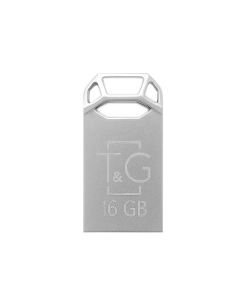 USB флеш 16 Гб T&G 110 Metal Серебристая (Silver)