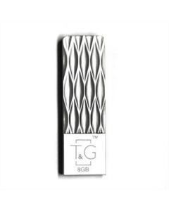 USB Флеш 8Gb T&G 103 Metal Срібна (Silver)