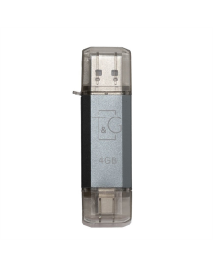 USB Флеш 4Gb Type-C T&G 009 Star Срібна (Silver)