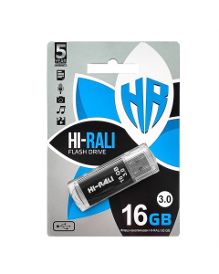 USB Флеш 16Gb Hi-Rali Rocket Чорна (Black)