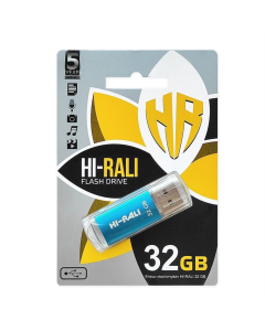 USB Флеш 32Gb Hi-Rali Rocket Синя (Blue)