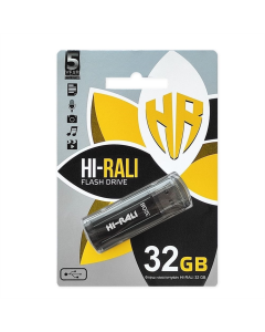 USB флешка 32 Гб Hi-Rali Stark Черная (Black)