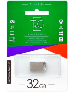 USB флеш-накопитель 32 Гб T&G 105 Metal (USB 2.0) Серебристый (Silver)