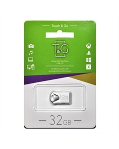 USB Флеш 32Gb T&G 106 Metal Срібна (Silver)