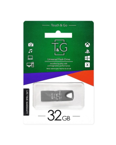 USB Флеш 32Gb T&G 117 Metal Срібна (Silver)