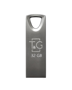 USB Флеш 32Gb T&G 117 Metal Срібна (Silver)