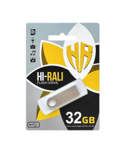 USB Флеш 32Gb Hi-Rali Shuttle Срібна (Silver)