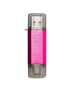 USB Флеш 8Gb Type-C T&G 009 Star Рожева (Fuchsia)